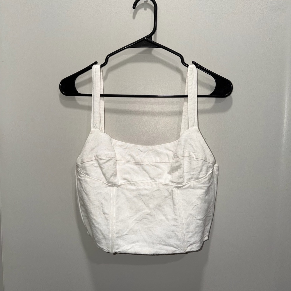White Corset Top